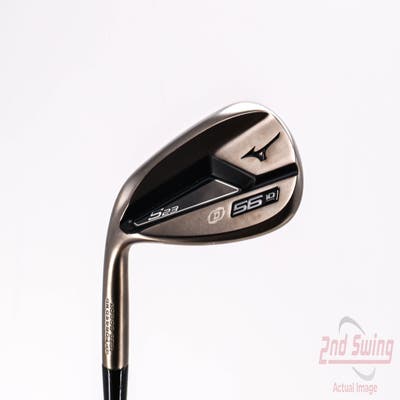 Mizuno S23 Copper Cobalt Wedge Sand SW 56° 10 Deg Bounce D Grind FST KBS Hi-Rev 2.0 Steel Wedge Flex Left Handed 35.0in