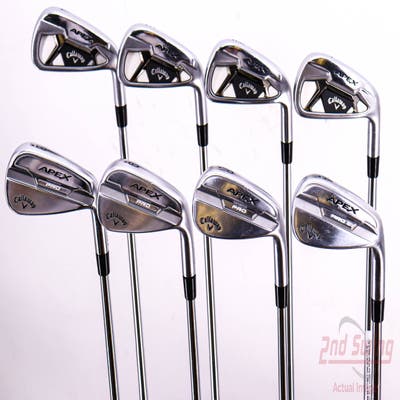 Callaway Apex Pro 21/Apex 21 Combo Iron Set 4-PW AW Dynamic Gold Tour Issue S400 Steel Stiff Right Handed 38.25in