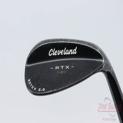 Cleveland 588 RTX 2.0 Black Satin Wedge Gap GW 50° 10 Deg Bounce True Temper Dynamic Gold Steel Wedge Flex Right Handed 35.5in