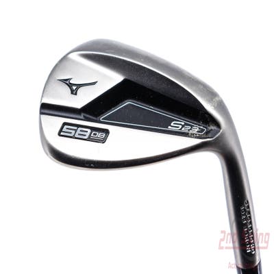 Mizuno S23 Copper Cobalt Wedge Lob LW 58° 8 Deg Bounce C Grind Mitsubishi MMT Taper 105 Graphite Stiff Right Handed +2 Degrees Upright 35.25in