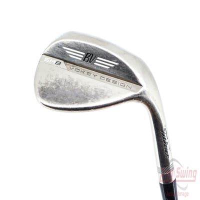 Titleist Vokey SM8 Brushed Steel Wedge Sand SW 56° 8 Deg Bounce M Grind Titleist Vokey BV Steel Wedge Flex Right Handed 35.5in