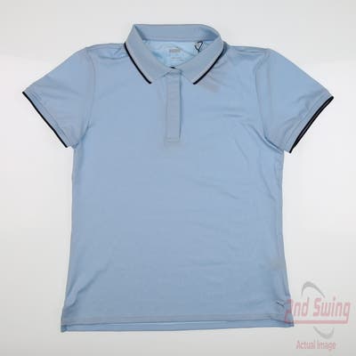 New Womens Puma Polo Small S Sky Blue MSRP $70