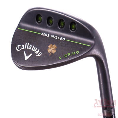 Callaway MD3 Milled Limited Shamrock Wedge Gap GW 50° 10 Deg Bounce S Grind Dynamic Gold Tour Issue S200 Steel Stiff Right Handed 35.5in