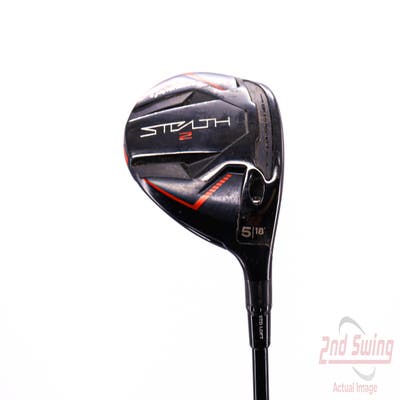 TaylorMade Stealth 2 Fairway Wood 5 Wood 5W 18° Mitsubishi Kai'li Red 65 Graphite Regular Right Handed 43.0in