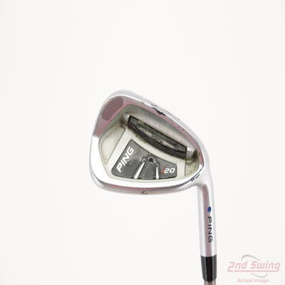 Ping I20 Single Iron 8 Iron Aerotech SteelFiber i95 Graphite Stiff Right Handed Blue Dot 36.0in