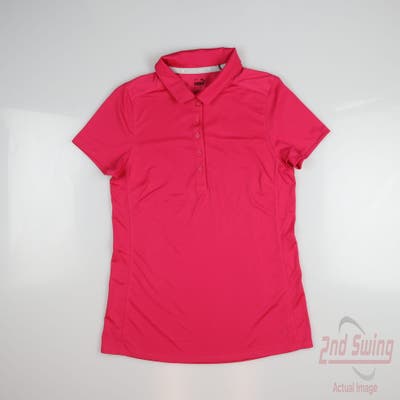 New Womens Puma Polo Small S Pink MSRP $70