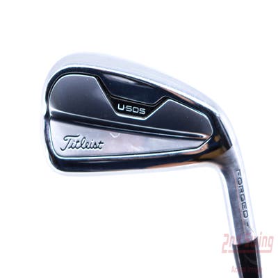 Titleist U-505 Utility Iron 3 Utility PX HZRDUS Smoke Black RDX 80 Graphite Stiff Right Handed 39.5in