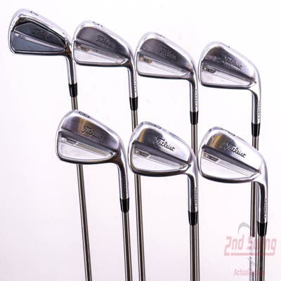 Mint Titleist 2023 T150/T200 Combo Iron Set 4-PW Aerotech SteelFiber i110cw Graphite X-Stiff Right Handed 38.5in