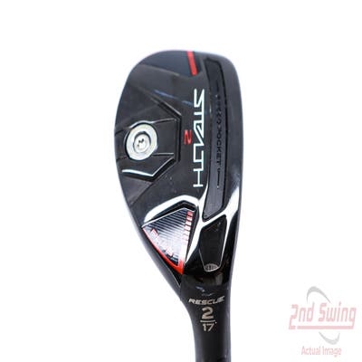 TaylorMade Stealth 2 Plus Rescue Hybrid 2 Hybrid 17° PX HZRDUS Smoke Black RDX 90 Graphite X-Stiff Right Handed 40.5in