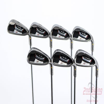 Ping G20 Iron Set 4-PW Ping CFS Steel Regular Right Handed Yellow Dot 38.25in