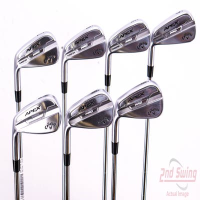 Callaway Apex Pro 21 Iron Set 4-PW Dynamic Gold Tour Issue X100 Steel X-Stiff Left Handed 39.0in