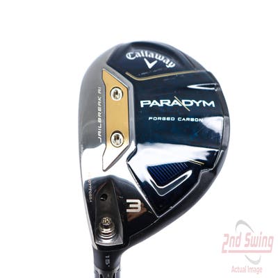 Mint Callaway Paradym Fairway Wood 3 Wood 3W 15° Fujikura Ventus TR Blue VC 7 Graphite X-Stiff Left Handed 43.0in