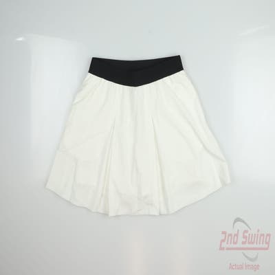 New Womens Puma Club Pleated Skirt Small S White MSRP $70