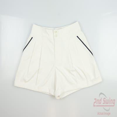 New Womens Puma Arnold Palmer Shorts Small S White MSRP $60