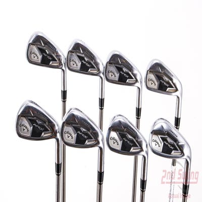 Callaway Apex 19 Iron Set 4-PW AW Aerotech SteelFiber i95 Graphite Regular Right Handed 37.75in