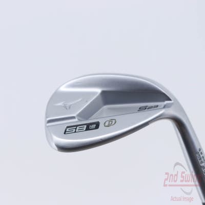 Mint Mizuno S23 Satin Chrome Wedge Lob LW 58° 12 Deg Bounce D Grind FST KBS Hi-Rev 2.0 115 Steel Wedge Flex Right Handed 35.25in