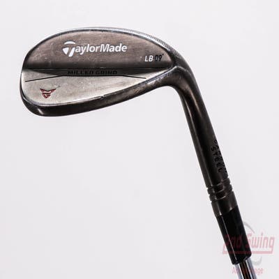 TaylorMade Milled Grind Black Wedge Lob LW 60° 9 Deg Bounce LB True Temper Dynamic Gold S300 Steel Stiff Right Handed 35.25in