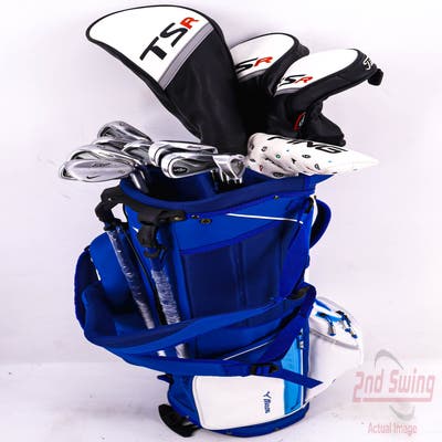 Complete Set of Men's Adams Callaway Ping Mizuno Nike Golf Clubs + Mizuno Stand Bag - Right Hand Stiff Flex Steel Shafts