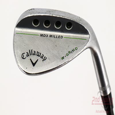 Callaway MD3 Milled Chrome W-Grind Wedge Gap GW 52° 11 Deg Bounce W Grind Stock Graphite Shaft Graphite Wedge Flex Right Handed 37.5in