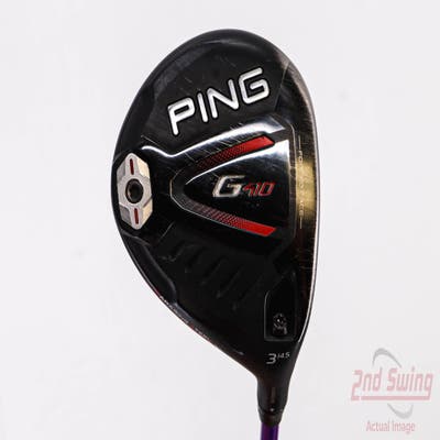 Ping G410 Fairway Wood 3 Wood 3W 14.5° Oban Kiyoshi Purple 75 Graphite Stiff Right Handed 43.5in