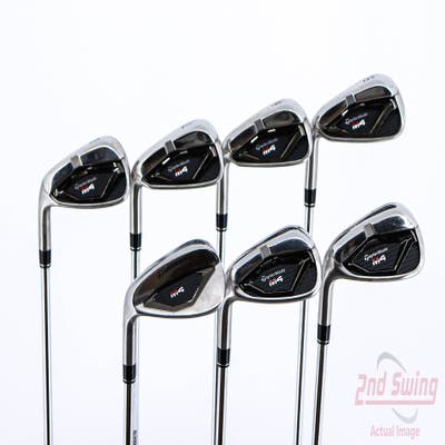 TaylorMade M4 Iron Set 5-PW AW FST KBS MAX 85 Steel Stiff Left Handed 38.5in