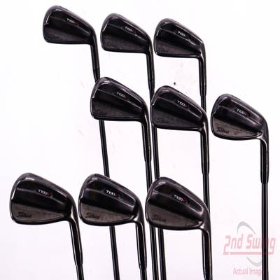 Titleist 2021 T100S Black Iron Set 3-PW AW True Temper AMT Tour White Steel X-Stiff Right Handed 37.75in