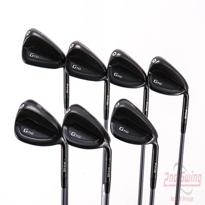 Ping G710 Iron Set 6-PW GW SW Ping CFS 70 Graphite Regular Right Handed Red dot 39.25in