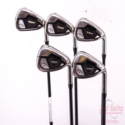 Callaway Rogue ST Max OS Iron Set 7-PW AW Project X Cypher 50 Graphite Senior Right Handed 37.0in