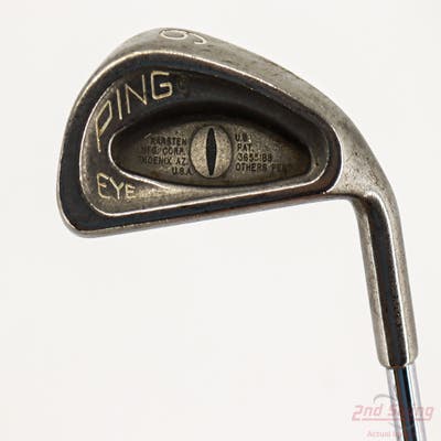 Ping Eye Single Iron 6 Iron Stock Steel Shaft Steel Stiff Right Handed Black Dot 37.0in