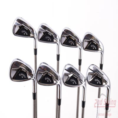 Callaway Apex DCB 21 Iron Set 4-PW AW Aerotech SteelFiber i95 Graphite Stiff Right Handed 38.75in