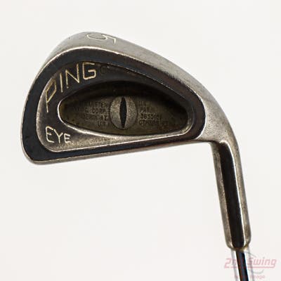 Ping Eye Single Iron 5 Iron True Temper TT Lite XL Steel Stiff Right Handed Black Dot 38.25in