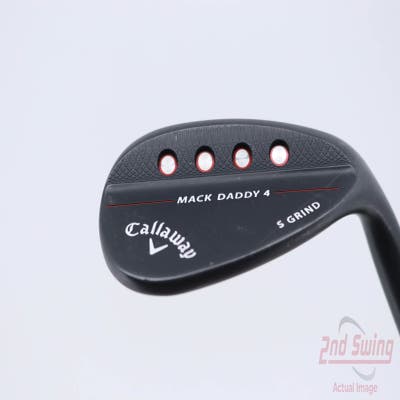 Callaway Mack Daddy 4 Black Wedge Sand SW 56° 10 Deg Bounce S Grind Dynamic Gold Tour Issue 115 Steel Stiff Right Handed 35.25in