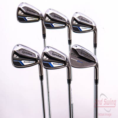 TaylorMade Speedblade Iron Set 6-PW AW TM Speedblade 85 Steel Steel Stiff Right Handed 38.5in