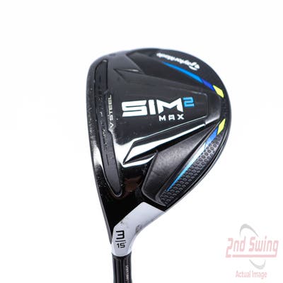 TaylorMade SIM2 MAX Fairway Wood 3 Wood 3W 15° Fujikura Ventus Blue 5 Graphite Regular Left Handed 43.5in