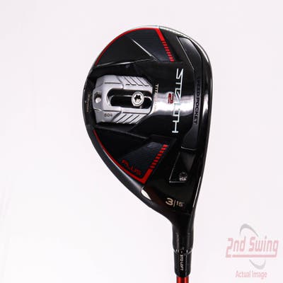 TaylorMade Stealth 2 Plus Fairway Wood 3 Wood 3W 15° Fujikura Ventus TR Red VC 6 Graphite Stiff Right Handed 45.25in