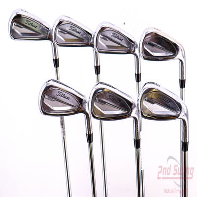 Titleist 2023 T350 Iron Set 5-GW True Temper AMT Red S300 Steel Stiff Right Handed 38.25in