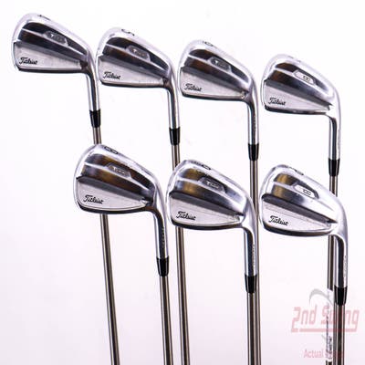 Titleist 2021 T100 Iron Set 4-PW Aerotech SteelFiber i110cw Graphite Stiff Right Handed 38.0in