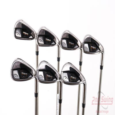 Callaway Rogue ST Max Iron Set 6-PW GW SW UST Mamiya Recoil ESX 460 F2 Graphite Senior Right Handed 37.5in