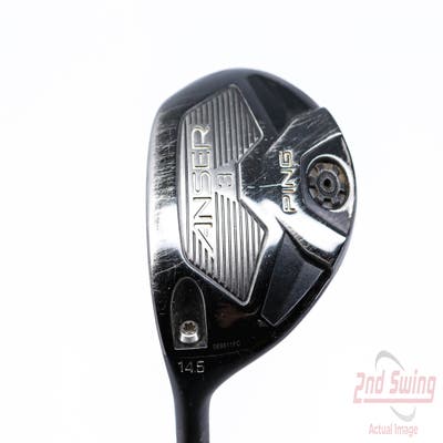 Ping Anser Fairway Wood 3 Wood 3W 14.5° PX HZRDUS Smoke Black 80 Graphite X-Stiff Left Handed 42.5in