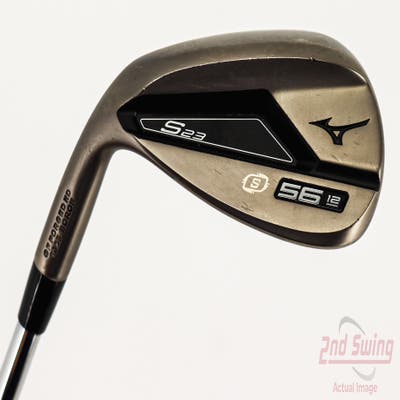 Mint Mizuno S23 Copper Cobalt Wedge Sand SW 56° 12 Deg Bounce S Grind FST KBS Hi-Rev 2.0 Steel Wedge Flex Left Handed 35.5in