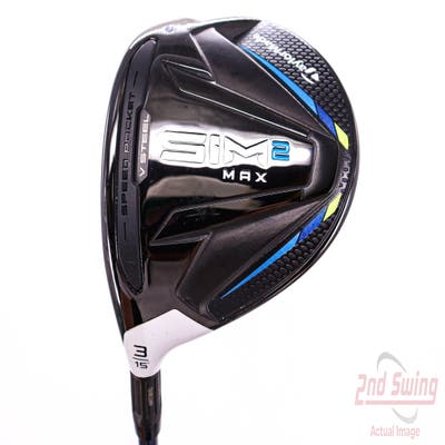 Mint TaylorMade SIM2 MAX Fairway Wood 3 Wood 3W 15° Fujikura Ventus Blue 5 Graphite Regular Left Handed 44.0in