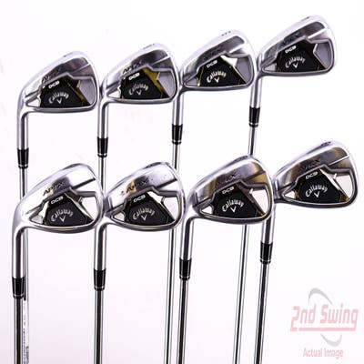 Callaway Apex DCB 21 Iron Set 4-PW AW True Temper Elevate ETS 85 Steel Regular Left Handed 38.25in