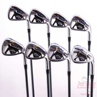 Callaway Apex 21 Iron Set 4-PW AW UST Mamiya Recoil 75 Dart Graphite Senior Right Handed 38.0in