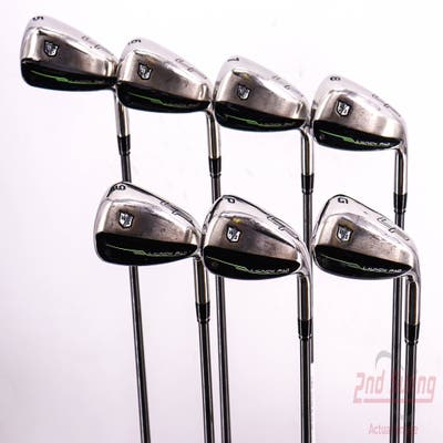 Wilson Staff Launch Pad 2 Iron Set 5-PW GW Project X EvenFlow Green 55 Graphite Senior Right Handed 38.5in