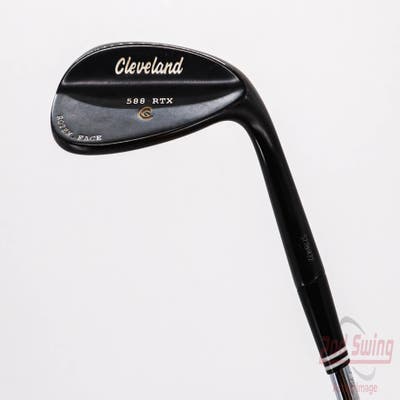 Cleveland 588 RTX Black Pearl Wedge Sand SW 56° 14 Deg Bounce Stock Steel Shaft Steel Wedge Flex Right Handed 35.5in