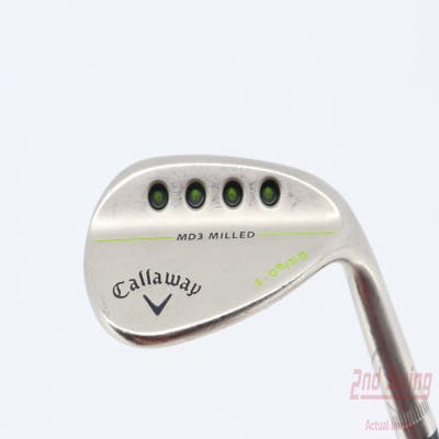 Callaway MD3 Milled Chrome S-Grind Wedge Gap GW 52° 10 Deg Bounce S Grind True Temper Dynamic Gold Steel Wedge Flex Right Handed 35.5in