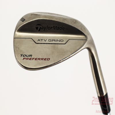 TaylorMade 2014 Tour Preferred ATV Grind Wedge Lob LW 58° ATV Dynamic Gold Tour Issue S400 Steel Stiff Right Handed 35.5in