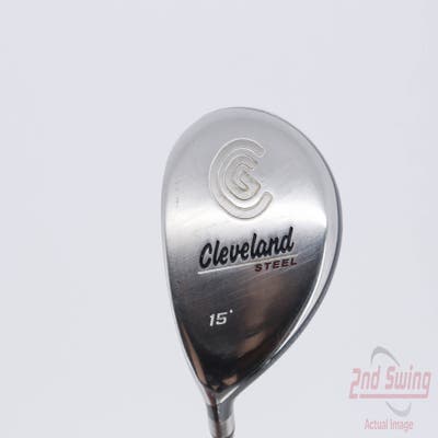 Cleveland Launcher Steel Fairway Wood 3 Wood 3W 15° Stock Graphite Shaft Graphite Stiff Left Handed 43.75in