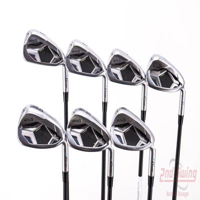 Ping G430 Iron Set 6-PW AW ALTA CB Black Graphite Senior Right Handed Blue Dot 37.0in