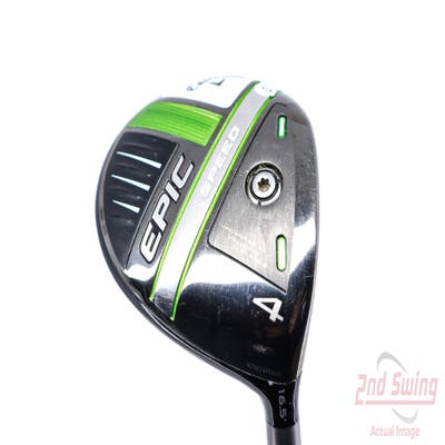 Callaway EPIC Speed Fairway Wood 4 Wood 4W 16.5° GD Tour AD Quattrotech 75 Graphite Stiff Right Handed 42.5in